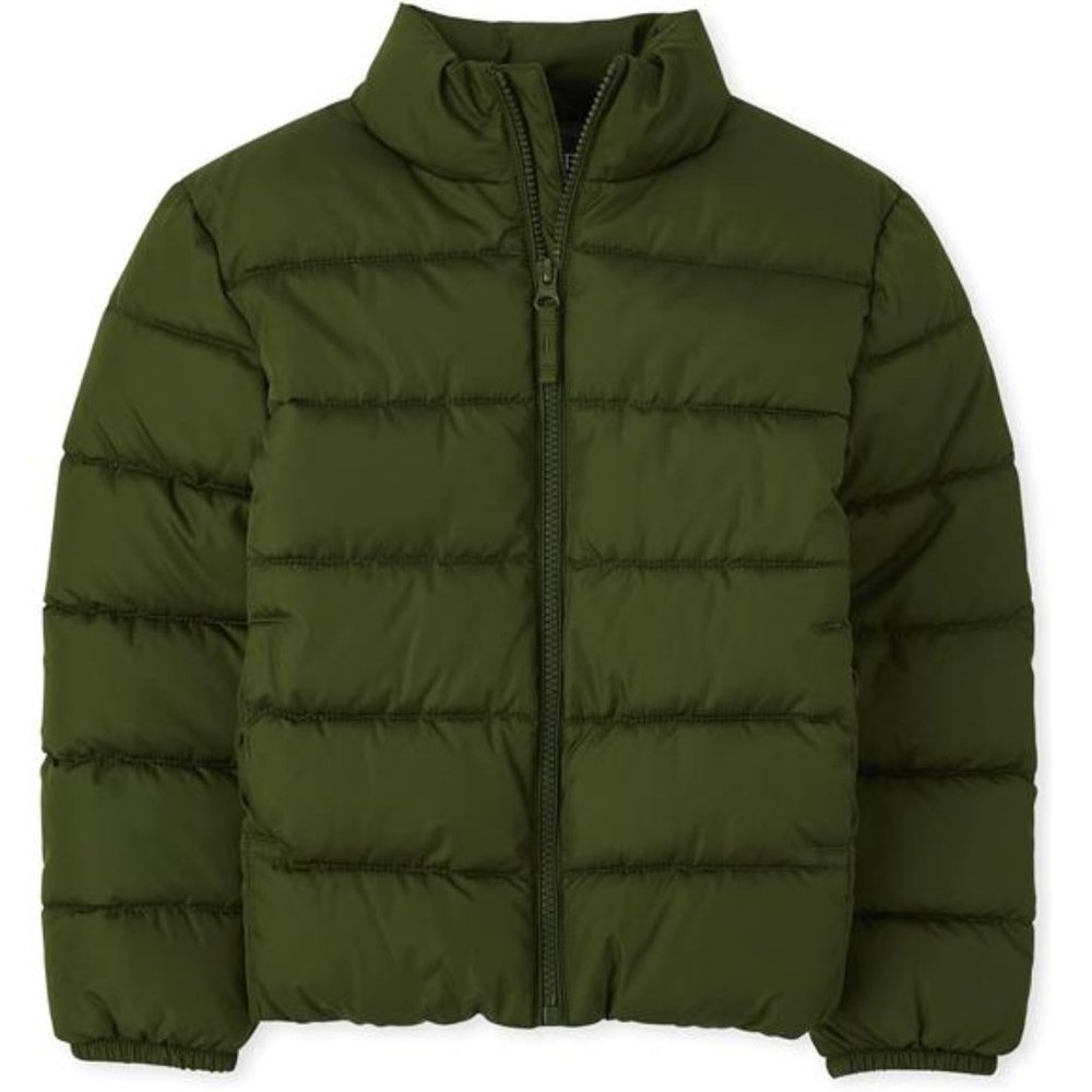 Boys' Big Kid Puffer Jacket, Wind and Water-Resistant